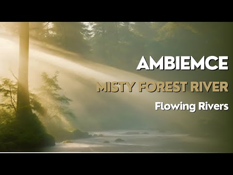 Misty Forest River – Relaxing Nature Sounds for Sleep, Meditation & Focus 🌊✨