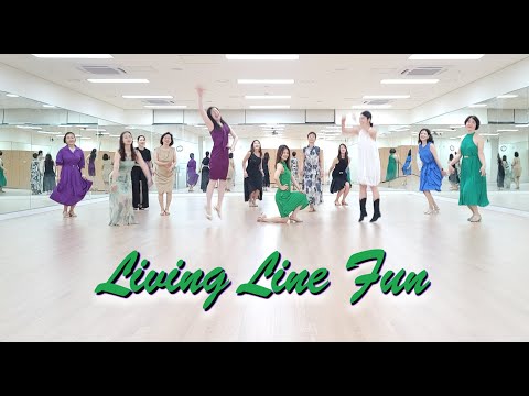 LIVING LINE FUN - EASY FUN LINEDANCE (Fiona Murray & Roy Hadisubroto)