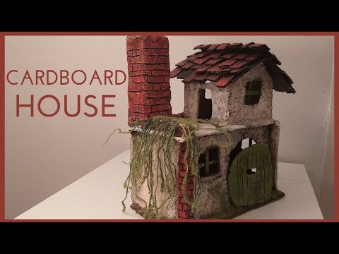 Rustic House - Cardboard, Das Modeling Clay