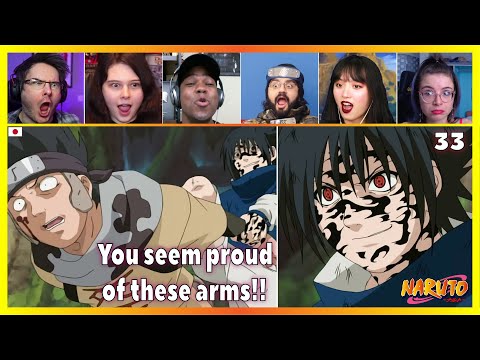 Sasuke's Curse Mark | Reaction Mashup [Naruto 33] ナルト