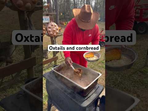 Oxtails and cornbread in the backyard! #explore #foryourpage #foodblogger #fypシ゚ #fypage #tiktok