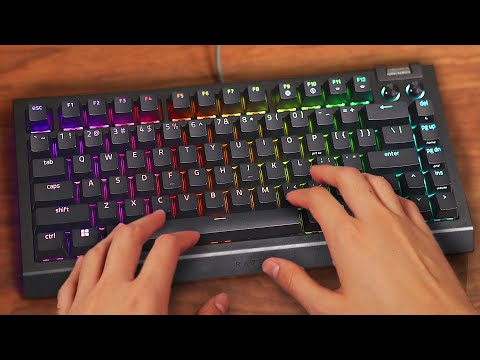 Razer's new keyboard is a little TOO GOOD. (Razer Blackwidow V4)