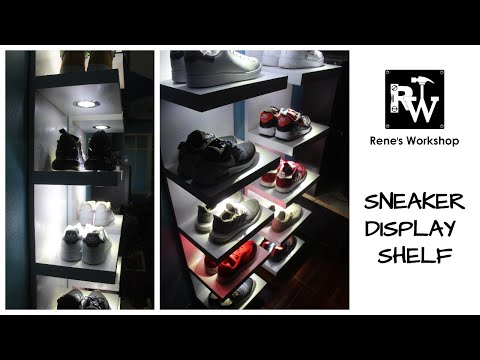 How to Make a Sneaker Collection Display | Woodworking