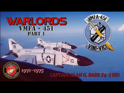 F-4J Phantom II - VMFA 451 Warlords - USMC - Vietnam era Footage!  **REPOST - pls read description