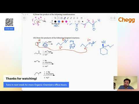 Chegg Organic Chemistry Office Hours With Professor Dave (3/4/25)