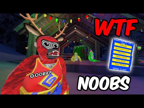 TROLLING NOOBS WITH MODS IN GORILLA TAG (gorilla tag)