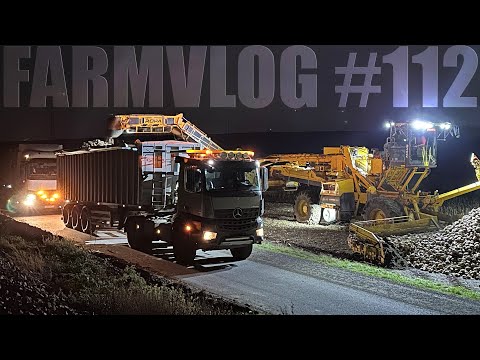 FARMVlog #112 - Noční návoz řepy do cukrovaru v Hrušovanech | Mercedes Arocs 480 4x4 Agro