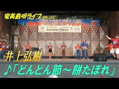 徳之島民謡「♪どんどん節～餅たぼれ」井上弘樹 in 奄美フェスタ2022（超激レア動画）