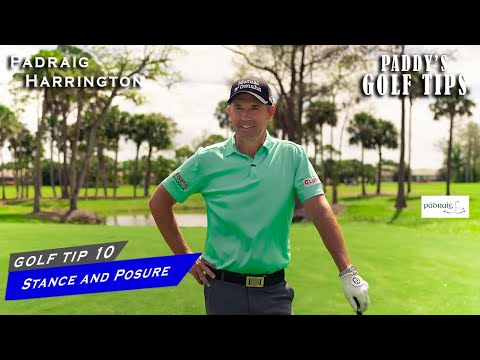 ESTABLISHING CORRECT STANCE AND POSTURE | Paddy's Golf Tip #10 | Padraig Harrington