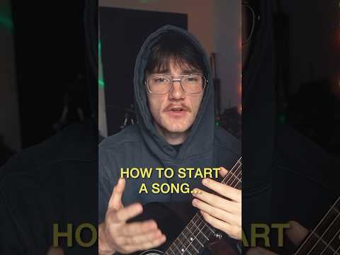 How to start a song… #songwriting #musicproduction #musician #indiemusician #musictips