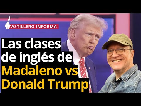 Patricio y su estuche de monerías | Las clases de inglés de Madaleno vs Donald Trump