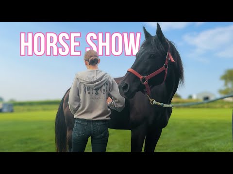 Come With Me to a HORSE SHOW | IT STORMED!