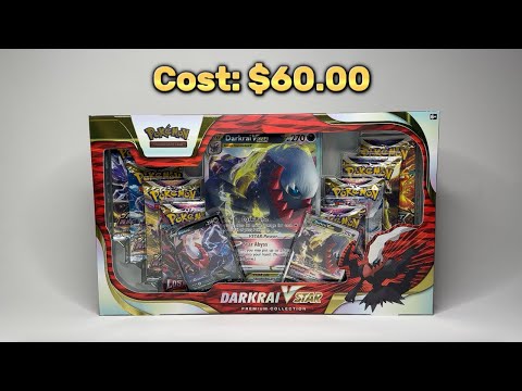 Pokemon Card Darkrai VSTAR Premium Collection Unboxing