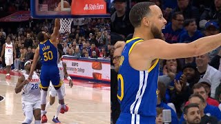 Steph Curry throws down first dunk in over 6 years and was so hyped 😂