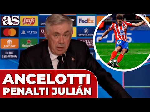 ANCELOTTI y el PENALTI clave de JULIÁN ALVAREZ que no valió | ATLÉTICO DE MADRID - REAL MADRID