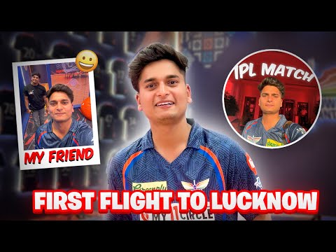 My friend first flight to lucknow 😍 | Bihari Ladka Vlogs