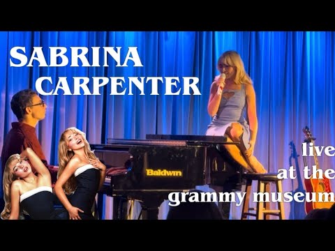 come with me to see Sabrina Carpenter at the grammy museum (concert vlog)