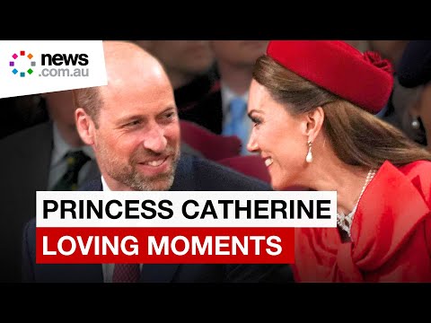 Prince William and Princess Catherine share romantic moments at Commonwealth Day service