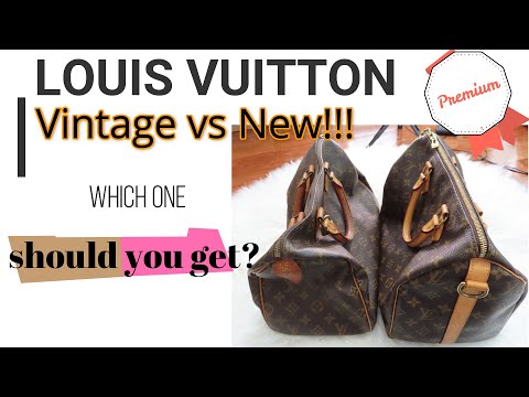 VINTAGE vs. NEW Louis Vuitton Speedy B 30 vs Classic Bag | side by side What's the difference?