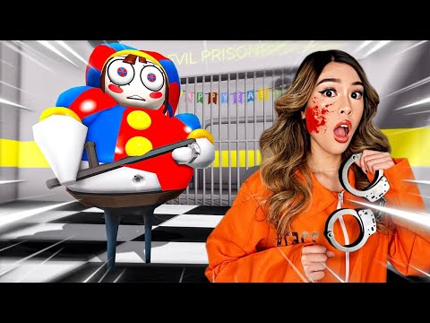 KAT ESCAPES POMNI BARRY'S PRISON RUN ON ROBLOX (OBBY)