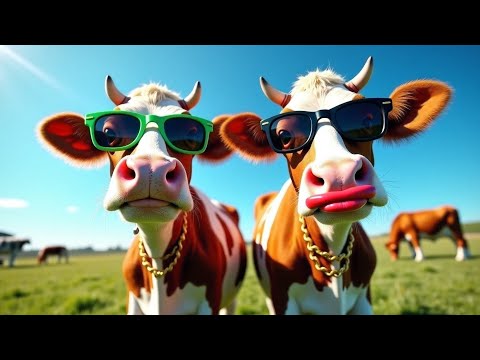 FUNNY COW DANCE 🤣🐮| COW SONG _ COW VIDEOS | DANCING COW | ANIMAL SOUND