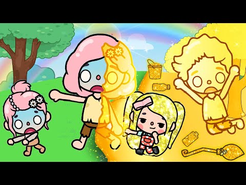 I Turn Everything Become Gold | Toca Life Story |Toca Boca