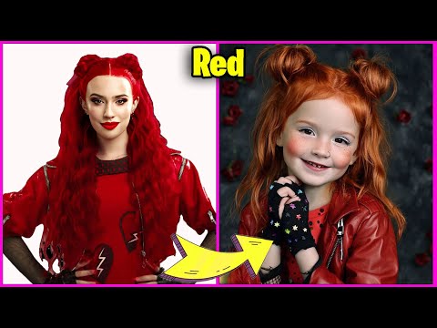 DESCENDANTS THE RISE OF RED CHARACTERS AS TEENAGE GIRL | LOOK QUIZ 2025