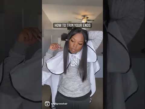 How To Trim Your Hair At Home! Easy & Simple!