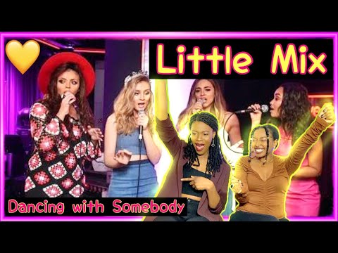 Harmonizing QUEENS 😍👑|Little Mix - Dance With Somebody (Live Lounge) REACTION