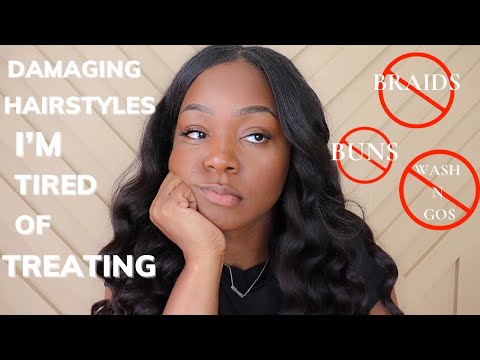 These Hairstyles Are Damaging Your Hair | Solutions To Damaging Hairstyles on Natural Hair!