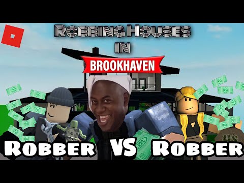 Robbing Houses in BrookHaven RP │ Roblox Gameplay │Robber Vs. Robber