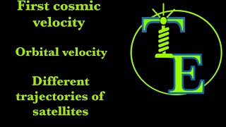 First cosmic velocity| Orbital velocity |Different trajectory of satellites |Bounded unbounded orbit