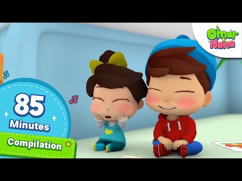 Omar & Hana Compilation 85 Minutes (Mix Song & Series)  | Islamic Series & Songs For Kids