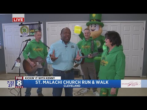 Kenny invites you to kick off St Patrick's Day festivities at St Malachi Walk/Run