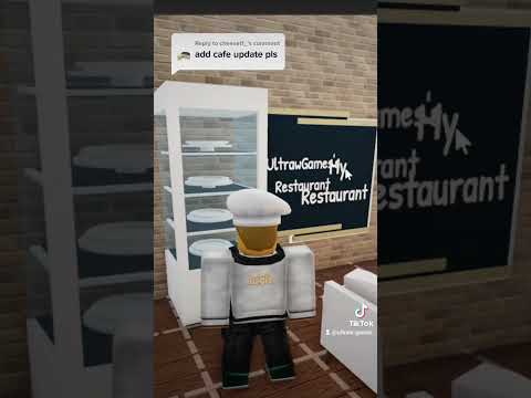 Adding cafe update to Restaurant Tycoon 2 #roblox #restauranttycoon2