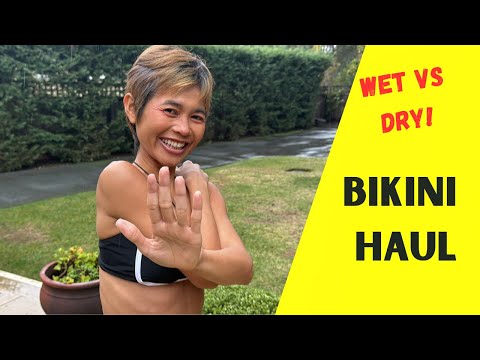 Bikini Haul  Wet vs Dry | RainStorm Edition