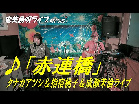 「♪赤連橋」タナカアツシ＆指宿桃子ライブ＠みしょーれ奄美