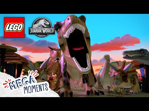 Who Angered the Trex! 😡🦖 | LEGO Jurassic World: Legend of Isla Nublar | Mega Moments