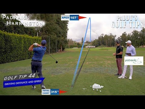 DRIVING DISTANCE AND SPEED | Paddy's Golf Tip #44 | Padraig Harrington