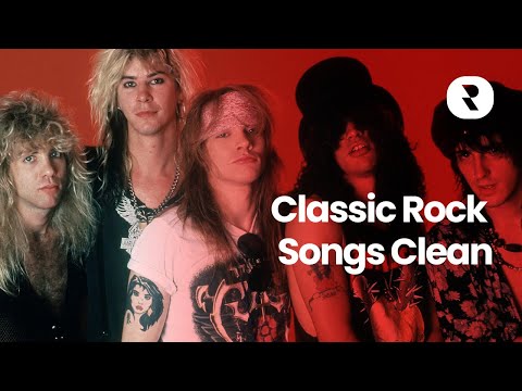 Classic Rock Songs 70s 80s 90s Clean 🎸 Old Rock Music Without Bad Words 🤘 70 80 90 Rock Hits Clean