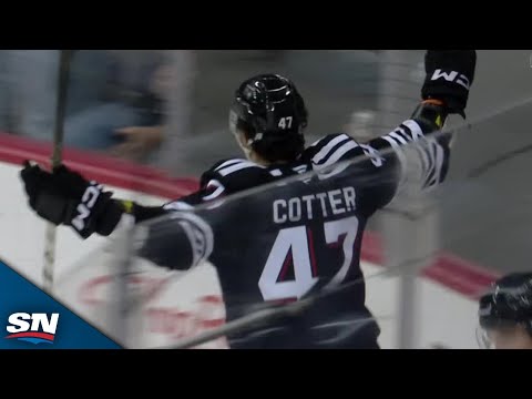 Devils' Paul Cotter Shows Burst Out Of The Box And Goes Five-Hole With Nifty Move