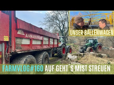 FarmVlog#160 Das Mist streuen kann beginnen🚜💩 / 724 wieder zurück