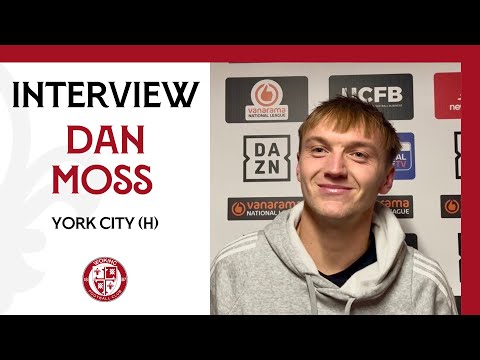 Woking 1-1 York City | Dan Moss Interview