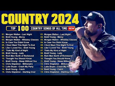 Country Music Playlist 2024 🎶 Luke Combs, Chris Stapleton, Kane Brown, Morgan Wallen, Jason Aldean