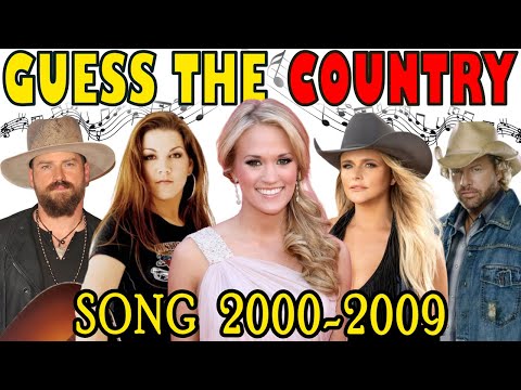 Guess The Country Songs From 2000 Till 2009 | Country Music Quiz | Guess The Song Country Edition