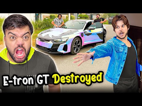 E-tron GT Got Destroyed 😱 | Zabardasti Gari Wapis Le Aya 😡