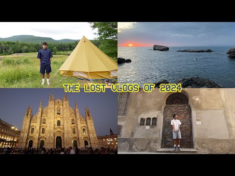 LOST VLOGS OF 2024 (VOL. 3) [CAMPING, EUROPE, & LA]