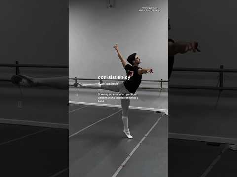 Consistency is 🗝️ #ballet #dance #dancer #balletdancer #athlete #balletdance #dancevideo