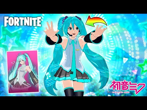 ついに「初音ミク」がフォートナイトに来た！39発でビクロイを目指せ！