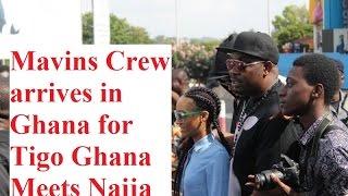 Mavins Crew arrives in Ghana for Ghana Meets Naija | @GhanaGist Video